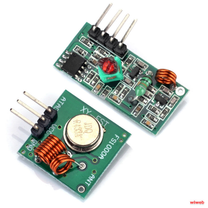 Радиопередатчик + радиоприемник RF, 315  МГц для Arduino - изображение 1