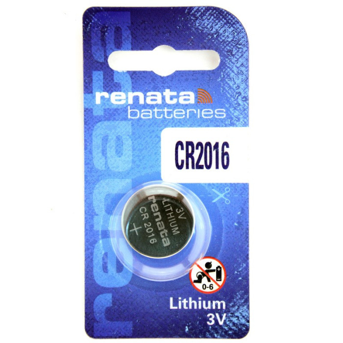 Батарейка CR2016, RENATA 3В - изображение 1