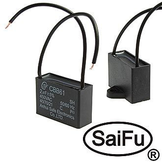 CBB61 2мкФ 450В (SAIFU), конденсатор пусковой - изображение 1