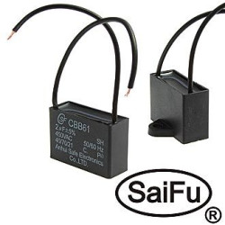 CBB61 2мкФ 450В (SAIFU), конденсатор пусковой