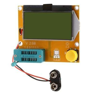 MTester LCR-T4-H, Тестер полупроводниковых деталей (микроконтроллер - ATMEGA328P-AU), без корпуса - изображение 1