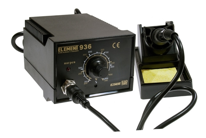 ELEMENT 936, Станция паяльная 50Вт (200-480°C) - изображение 1