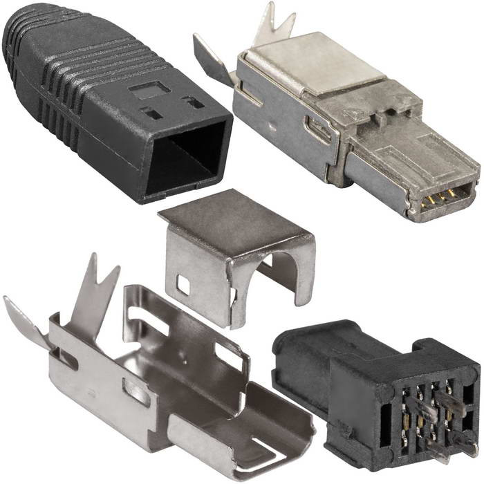 USBA/Mini-SP 4 контакта, Разъем USB - изображение 1