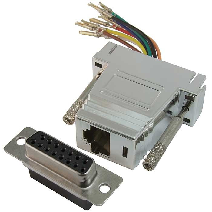 DN15F-RJ45, Переходник D-SUB - изображение 1