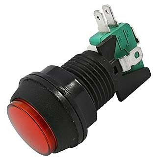 GMSI-7B-C no(nc)+nc(no) red, Кнопка тактовая на блок - изображение 1