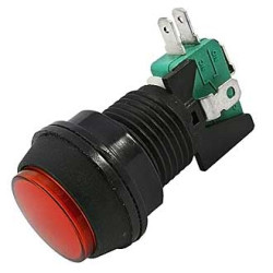 GMSI-7B-C no(nc)+nc(no) red, Кнопка тактовая на блок