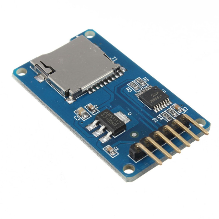 MicroSD Card Module, SPI адаптер Arduino карт MicroSD - изображение 1