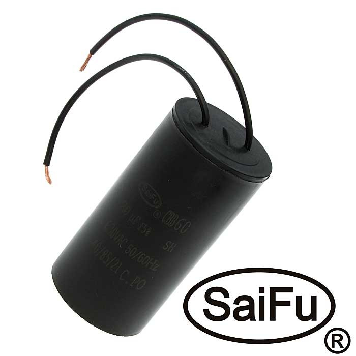 CBB60 20uF 630V WIRE (SAIFU), Конденсатор - изображение 1