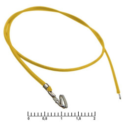 HU 2,54 mm AWG26 0,3m yellow, Разъем