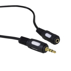 Аудио-кабель mini-jack 3.5, удлинитель 1.5 метра