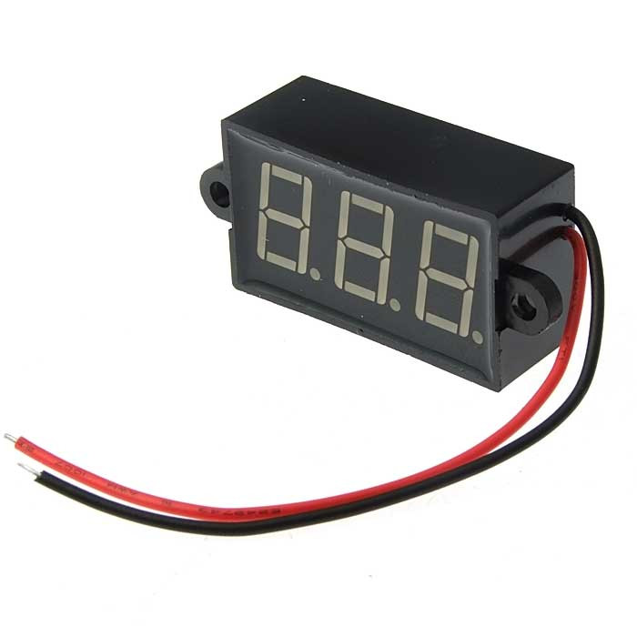 3.5-30VDC green IP68 (24x42mm ), Щитовой прибор - изображение 1