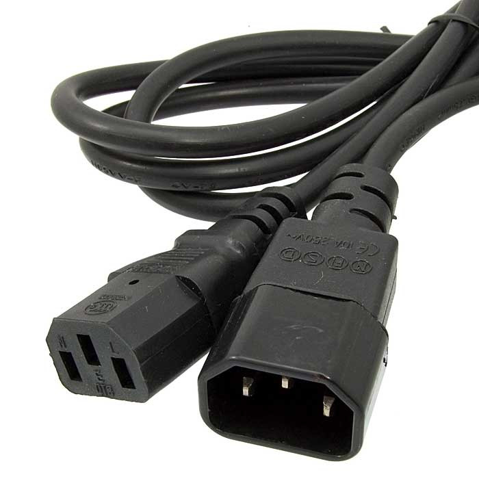 SCZ male-female 1.8m 3х0.75, Сетевой шнур - изображение 1
