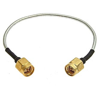 SMA-P-SMA-P-RG402-15CM, провод-переходник SMA-SMA - изображение 1