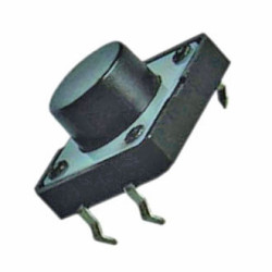 KAN1211-1001B, Кнопка тактовая 12х12мм, h=10мм