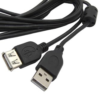 USB-A F USB-A M 1.8m, USB-удлинитель 1.8 метра - изображение 1