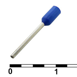 DN00208 blue (0.75x8mm), Кабельный наконечник