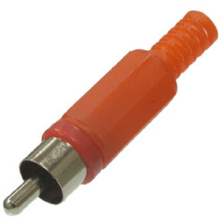 7-0206 / RP-405 red, разъём RCA на кабель красный