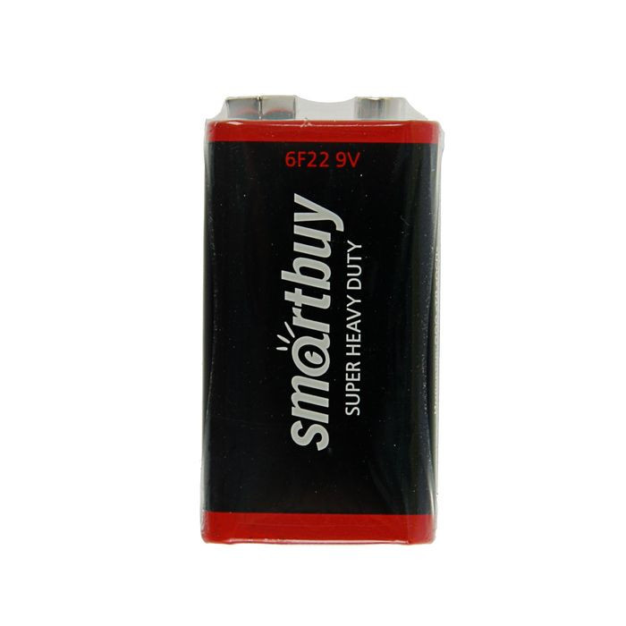 Батарейка, КРОНА SMARTBUY Super Heavy Duty 9V (солевая) - изображение 1
