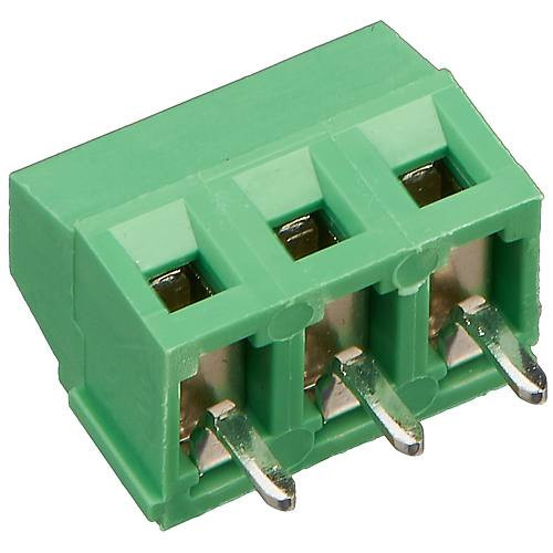 ZK381V-03P, Клеммник винтовой, 3,81 мм, 3-контактный, прямой - изображение 1
