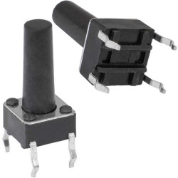 KAN0611-1301B 6x6x13 mm, Кнопка тактовая