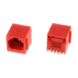 TJ3-8P8C red, Разъем