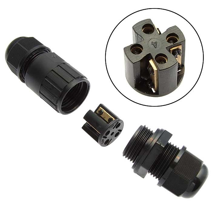 SZC-4-M20 (d=4-7mm) IP68 250V/10A, Разъем герметичный - изображение 1
