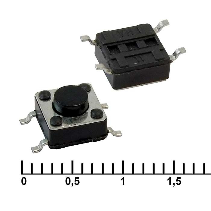 IT-1102W (6x6x4.3), Кнопка тактовая - изображение 1