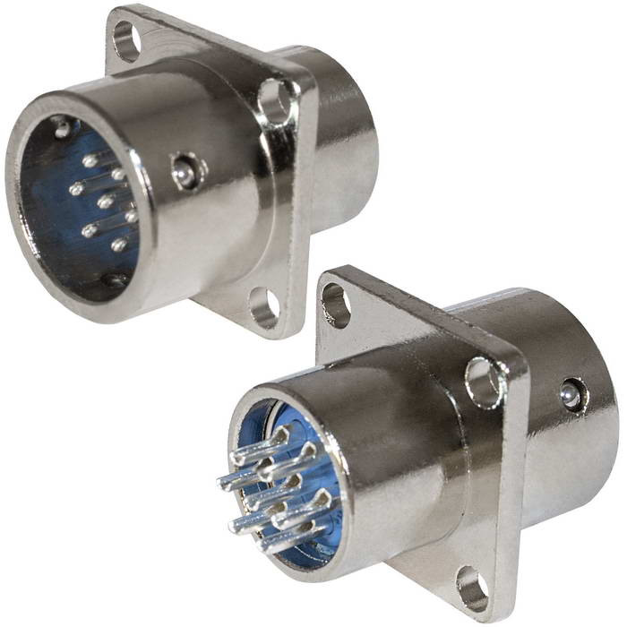 XS12-7 (Zn) panel plug, Разъем - изображение 1