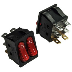 KCD4-2101N-C3-R/6P on-off, Переключатель