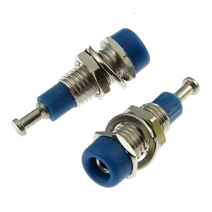 Z008 2mm panel jack BLUE, Клемма - изображение 1