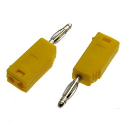 Z027 2mm Stackable Plug YELLOW, Клемма