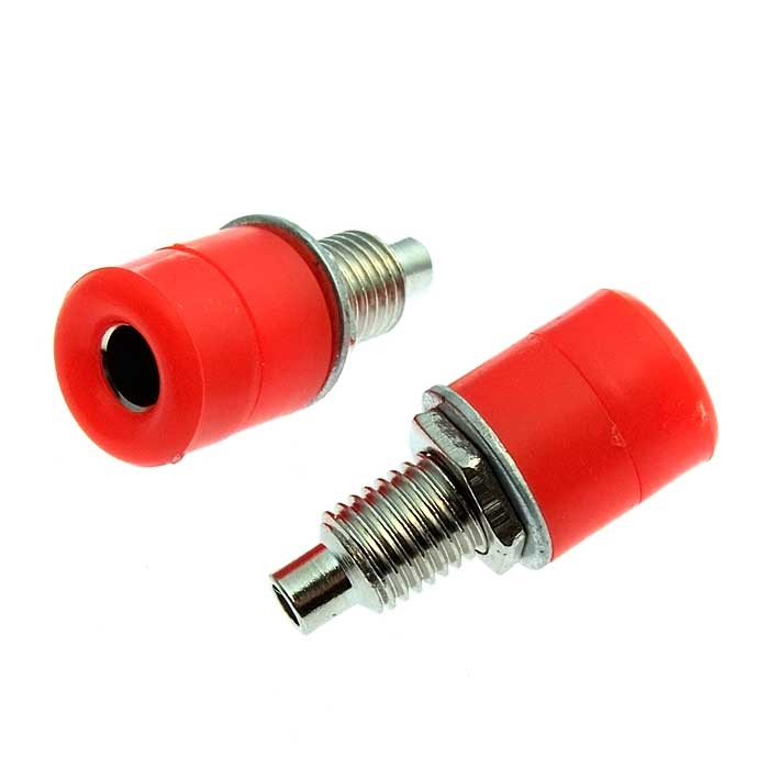 Z031 4mm Socket RED, Клемма - изображение 1