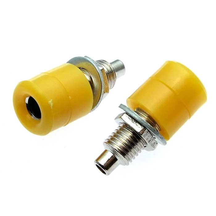 Z031 4mm Socket YELLOW, Клемма - изображение 1