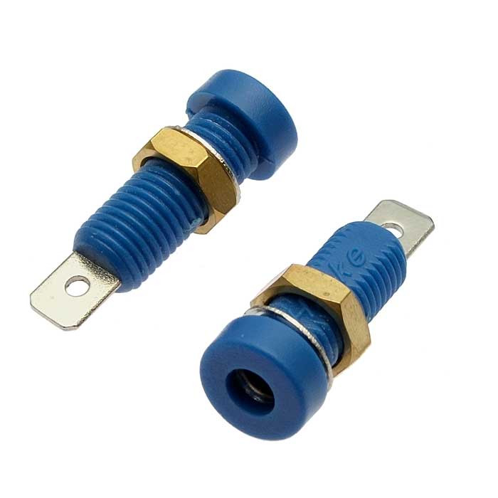 Z032 4mm Socket BLUE, Клемма - изображение 1