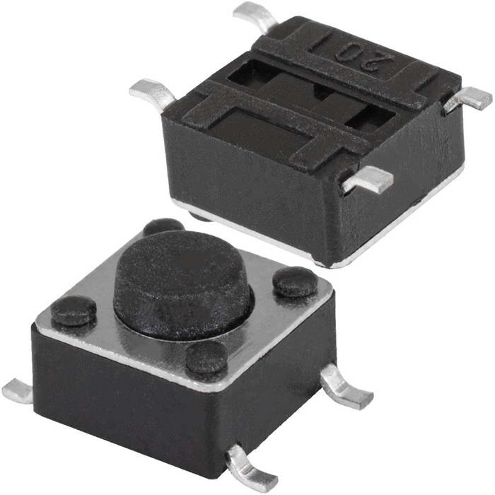 KAN0641-0431B 6x6x4.3 mm SMD, Кнопка тактовая - изображение 1
