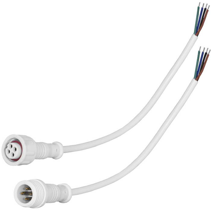 4pin WP L=40 D=13mm 4*0.3mm2, Разъем герметичный - изображение 1