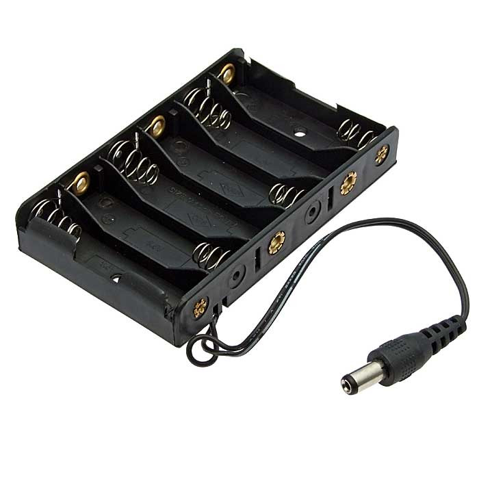 AA 6x1 DC2.1*5.5mm (L)=15CM, Батарейный отсек - изображение 1