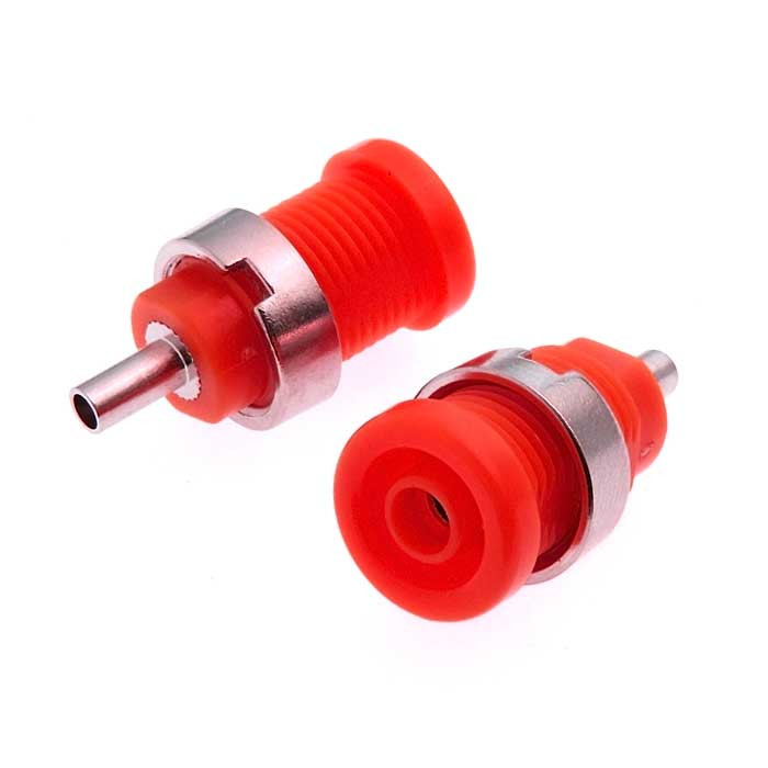 Z014 4mm panel jack RED, Клемма - изображение 1