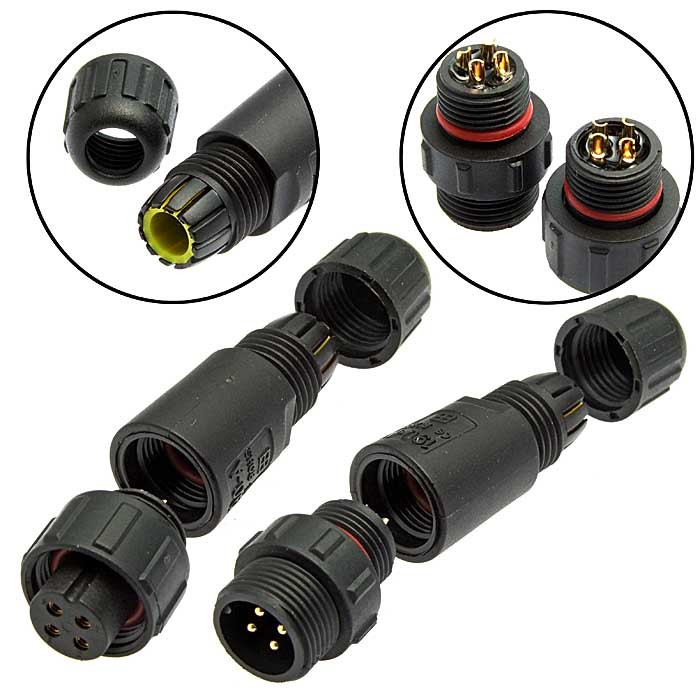 SZC-190 4pin (IP68), Разъем герметичный - изображение 1