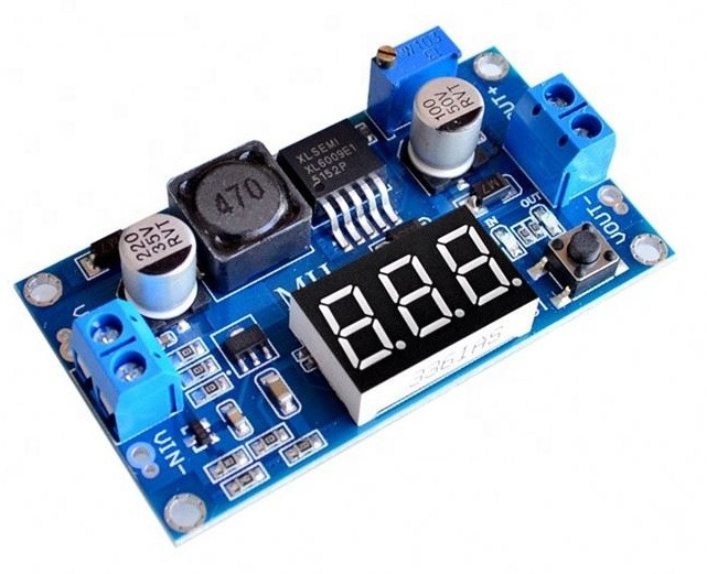 XL6009 Voltage Regulator+, Повышающий DC-DC преобразователь 5В-32В в 5В-52В - изображение 1