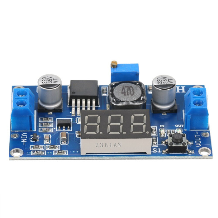 LM2596S Voltage Regulator, Понижающий DC-DC преобразователь 4В-40В в 1.2В-37В - изображение 1