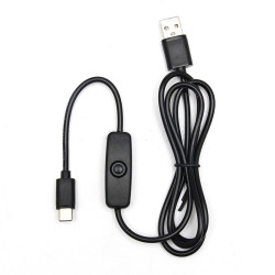 Кабель USB - Type C, 1 метр, с выключателем