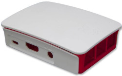 Красно-белый корпус для Raspberry Pi 3B/3B+, пластик