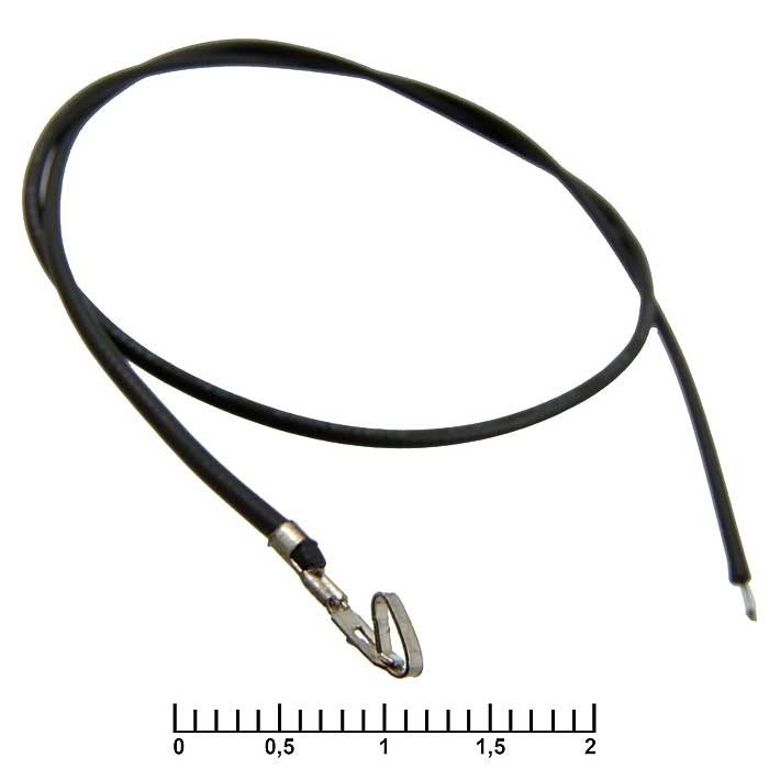 HU 2,54 mm AWG26 0,3m black, Разъем - изображение 1