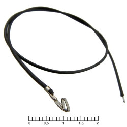 HU 2,54 mm AWG26 0,3m black, Разъем