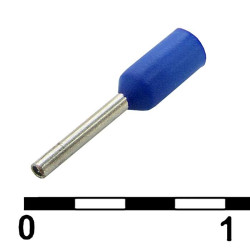 DN00206 blue (0.75x6mm), Кабельный наконечник