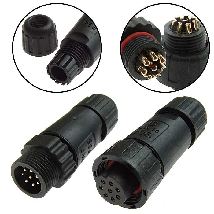 SZC-190 8pin (IP68), Разъем герметичный - изображение 1