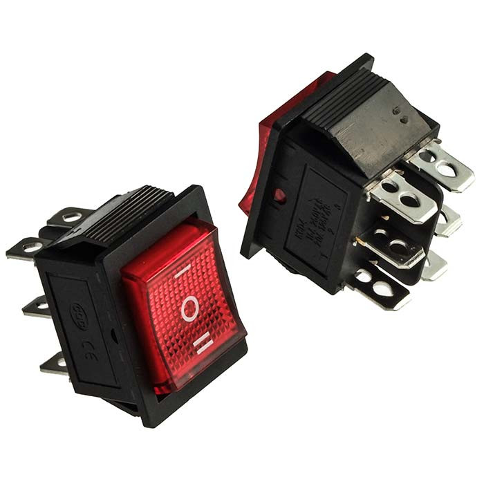 KCD4-203N-C6-R/6P on-off-on, Переключатель - изображение 1