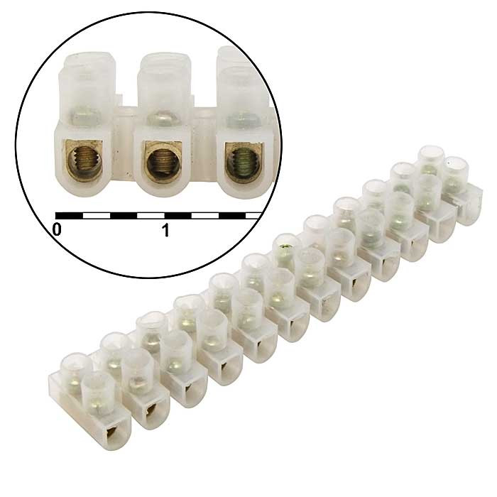 PA12-3A-4mm U-Type, Колодка клеммная - изображение 1