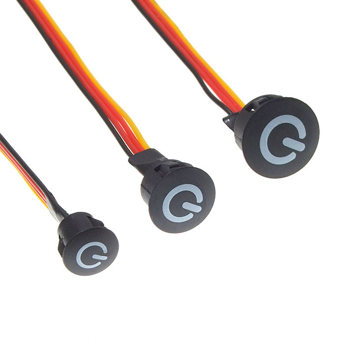 BTS 3.3-5V BLACK ф13 Dimming, Кнопка сенсорная - изображение 1